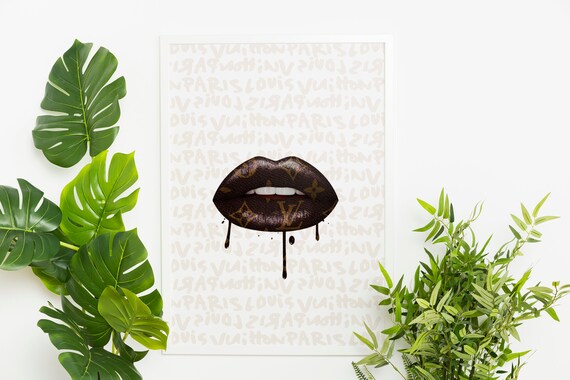 louis vuitton lips jumper