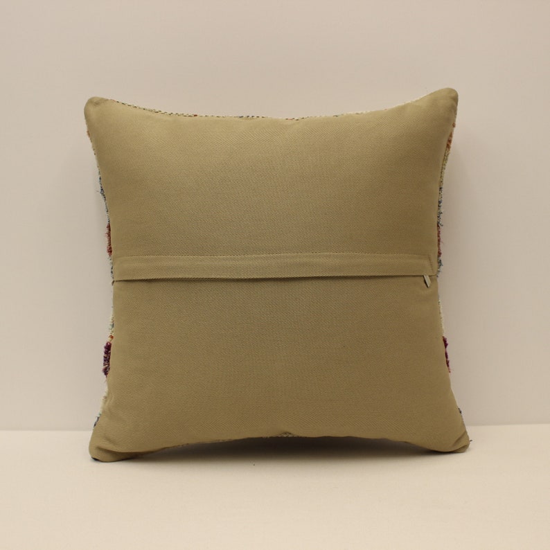 18x18 inches Cushion Cover 45x45 cm Turkish Pillow Sofa cushion Handmade Throw pillow Vintage red pillow Boho chair cushion F-1179