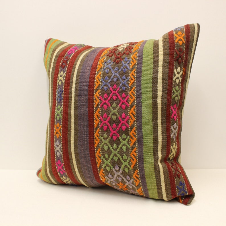 24x24 inches Throw pillow cover 60x60 cm Striped Sofa cushion Etsy