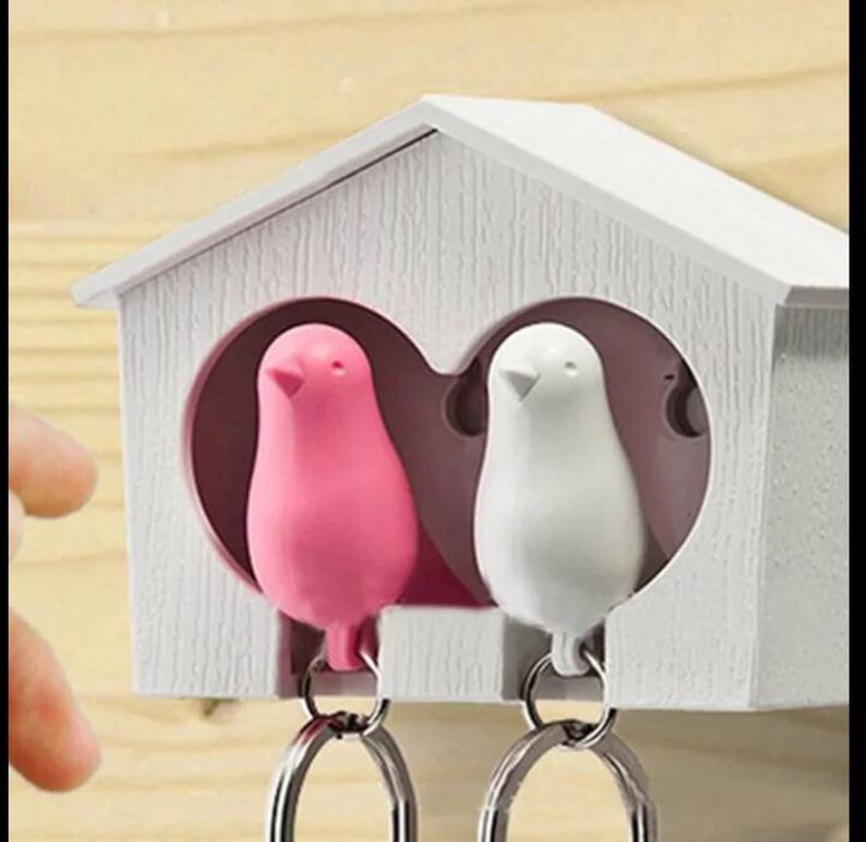 2 Bird Keyholderstylish Key Holder Key Storage Key House Etsy
