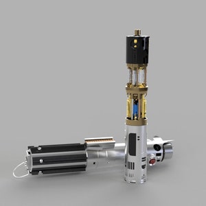 Luke Skywalker ESB Lightsaber with Chassis stl (Download)