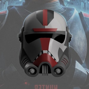 Hunter Helmet (The Clone Wars and The Bad Batch) Stl (Download)