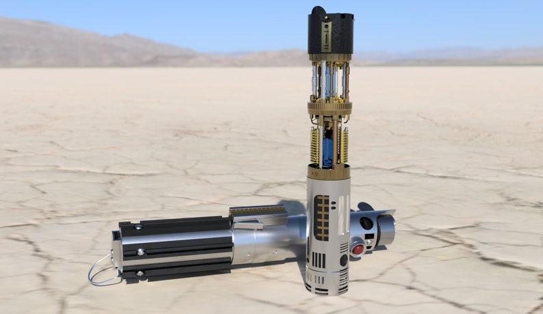 Luke Skywalker ESB-ljussabel med chassi stl (nedladdning) bild 2