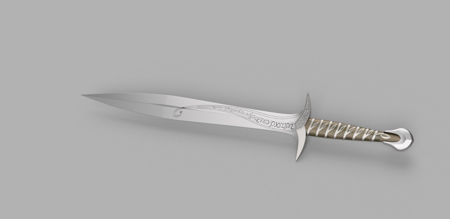 Sting Frodo's Sword Stl(the Lord of the Rings) (download) - Etsy