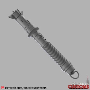 Baylan Skoll Lightsaber ahsoka Series STL download - Etsy
