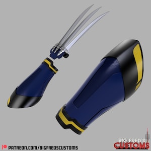 Wolverine Gauntlets and Claws (Deadpool and Wolverine) STL (Download)