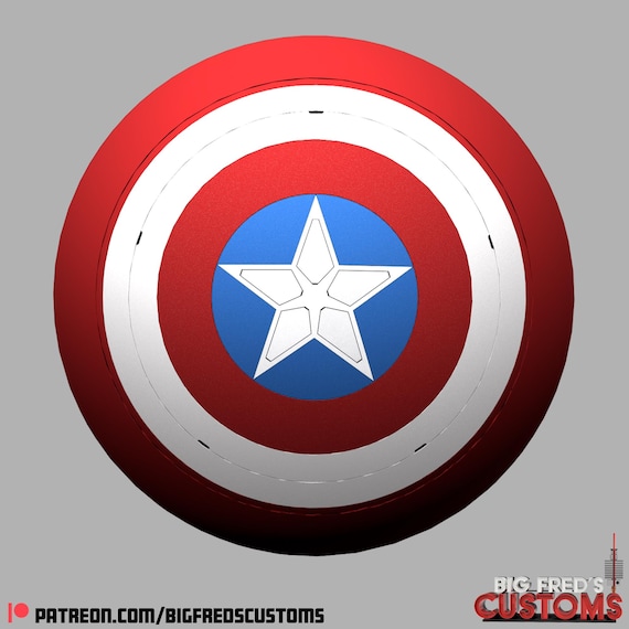 キャプテン・アメリカ シールド (MCU) Stl ファイル (ダウンロード