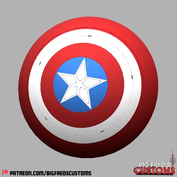 Captain America Shield (MCU) Stl File (download) - Etsy