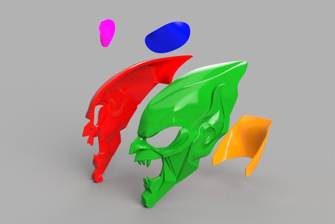 グリーン ゴブリン ヘルメット (パンプキン ボム付き