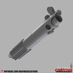 Luke Skywalker ANH Graflex Lightsaber (Uma Nova Esperança) STL (Download) imagem 8