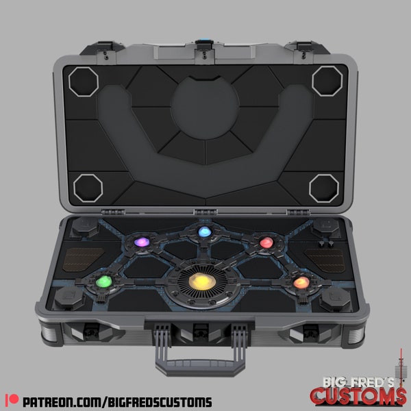 Infinity Stone Briefcase (Avengers End Game) STL (Download)