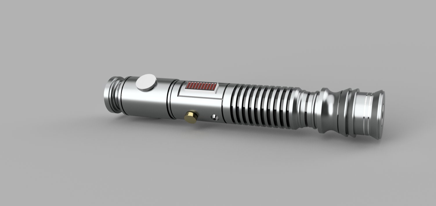 Ki Adi Mundi Lightsaber Hilt (star Wars Ep.iii) Stl