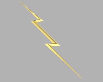 Zeus Lightning Bolt STL (Thor: Love and Thunder) (Download)
