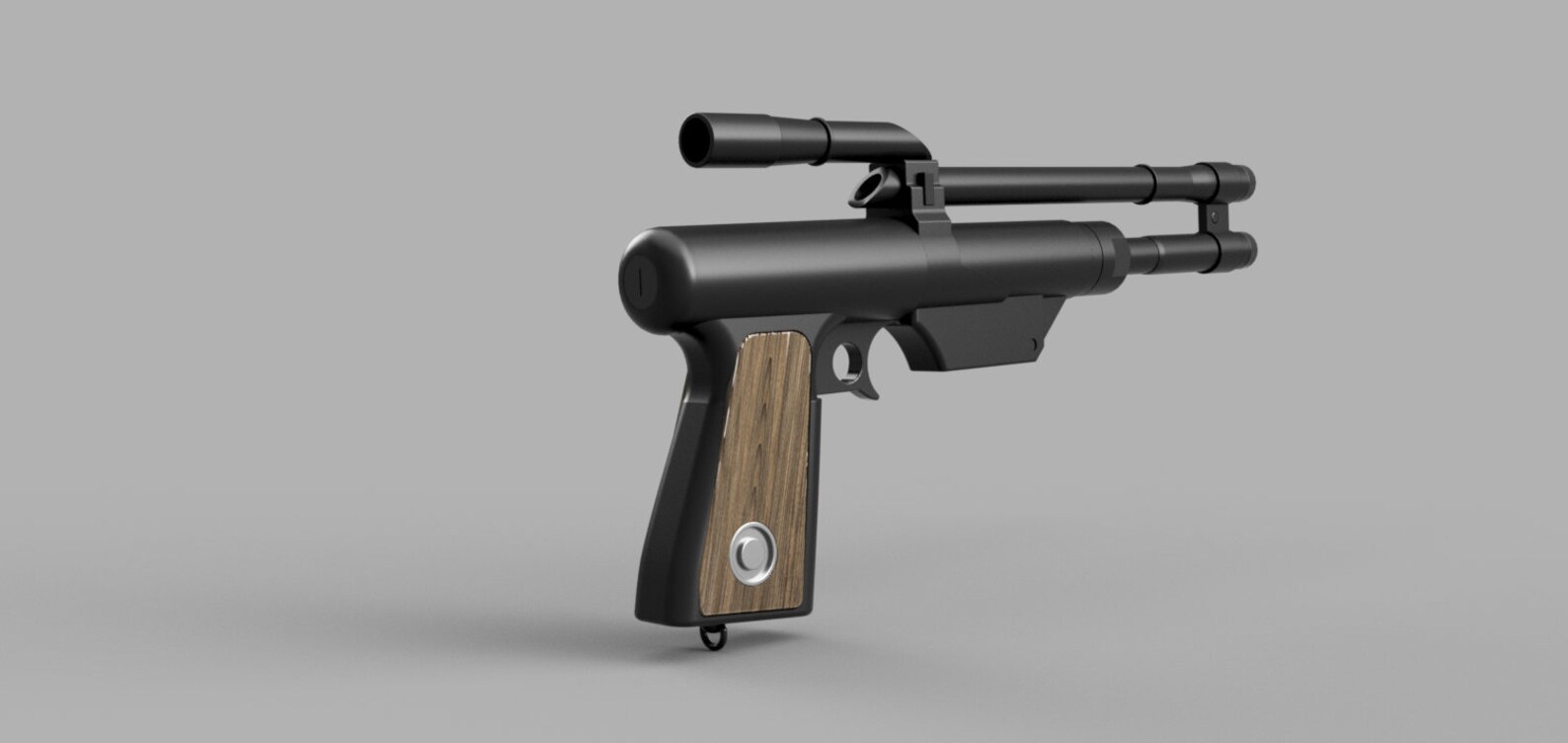Boba Fett Blaster Pistol the Mandalorian Season 2 Stl | Etsy