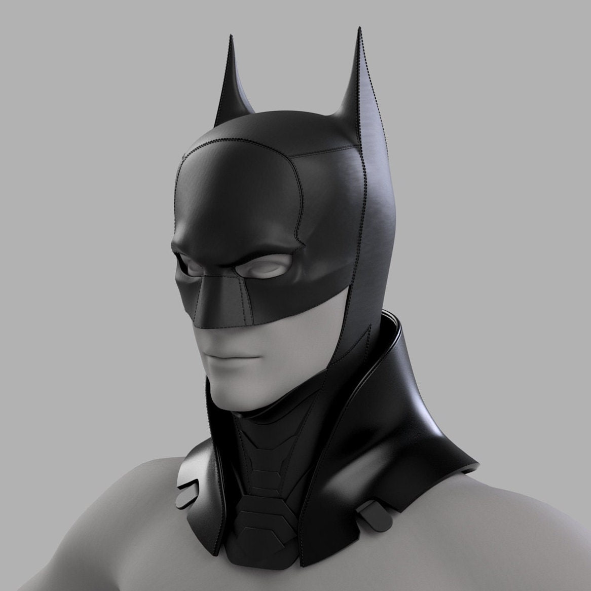Batman Cowl the Batman 2022 STL download Etsy UK