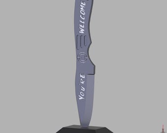 Bullseye Knife (Daredevil Born Again) STL File (Download)