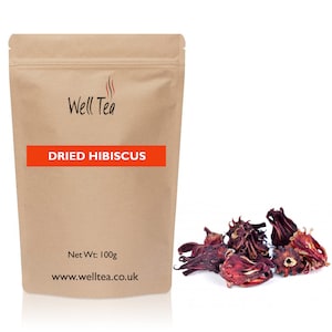 Té de flor de hibisco / Té de hierbas Roselle / Brotes de flores de hibisco secos