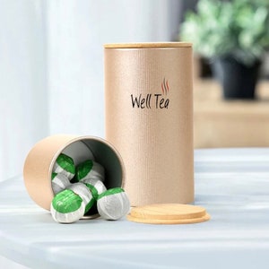 Ripened Rose Mini Tuocha Pu-erh Tea - Premium Aged Chinese Tea - Rich & Floral Authentic Loose Leaf Herbal Tea Detox Tea