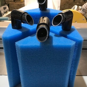 Aquarium Filter - Shrimp and Fry Safe. Excellent high surface area filtration!