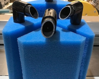 Aquarium Foam Filter: Shrimp & Fry Safe, High Surface Area