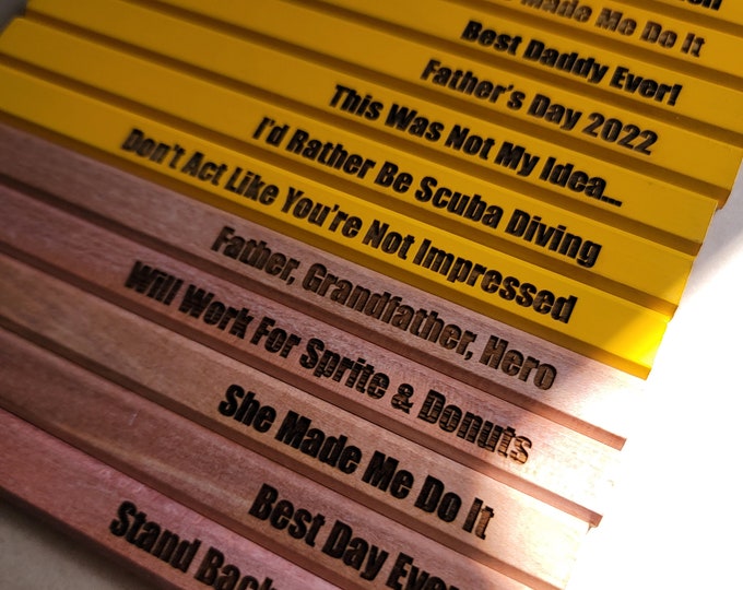 Personalized Engraved Carpenter Pencil, Custom Construction Pencils, Graphite Pencils, Dad Present, Father Gift, Husband Personalized Pencil