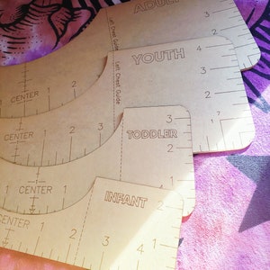 Digital T-shirt Ruler Bundle File, Shirt Alignment Tool SVG, Craft ...