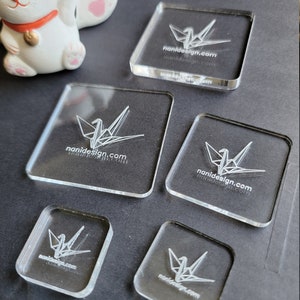 Professional Wedding Acrylic Styling Blocks, Flat Lay Styling Kit, Acrylic Blocks for Product Photography, Stationery Designer Flat Lay Prop