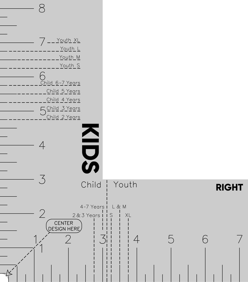 Download Digital T-Shirt Pocket Ruler File Set Shirt Chest ...