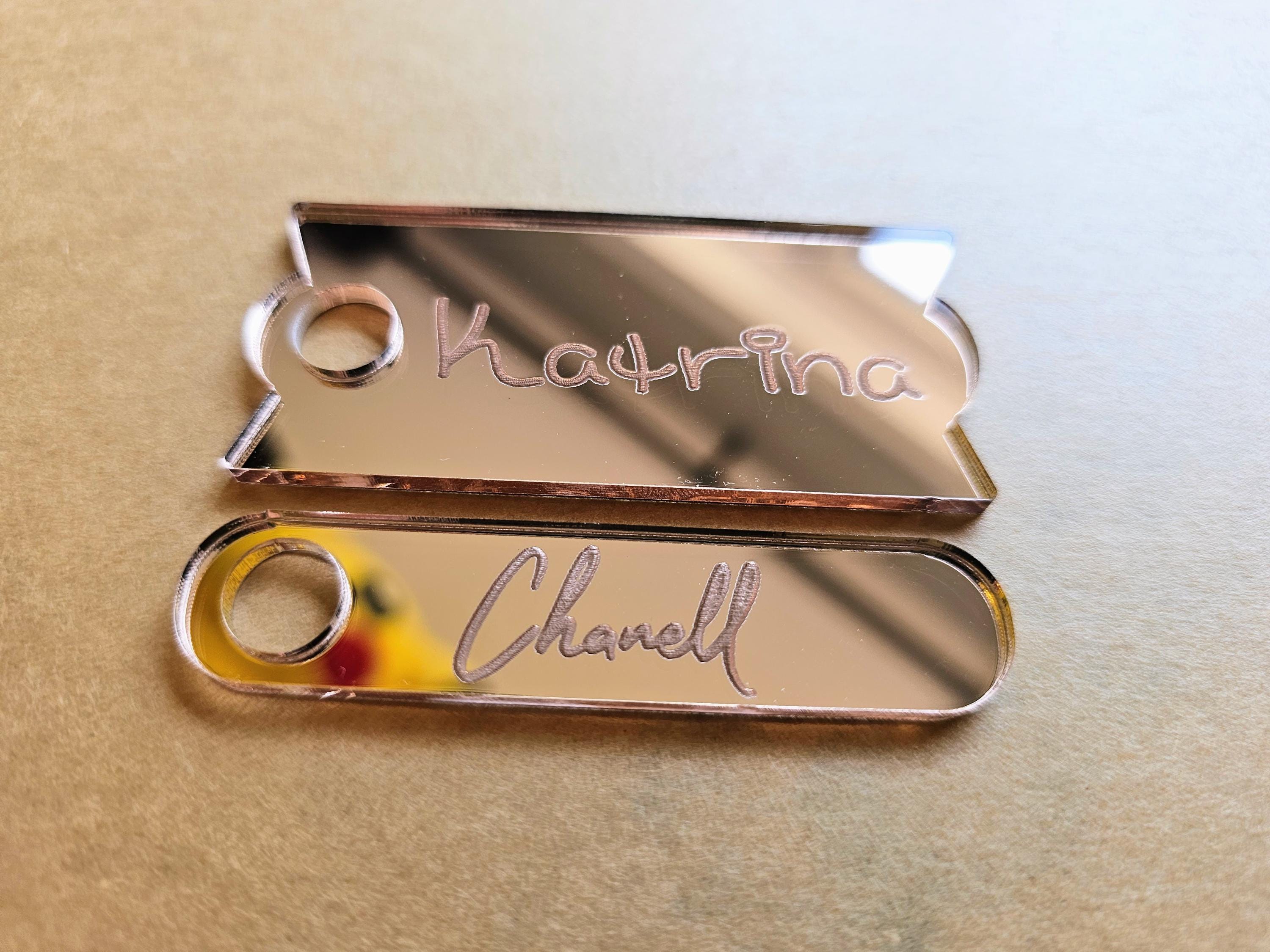 Personalize Stanley Name Plate, Custom Mirror Acrylic Tumbler Topper, Cup Name Tag, Personalised Quencher Accessories, 14/20/30/40oz Lid Top