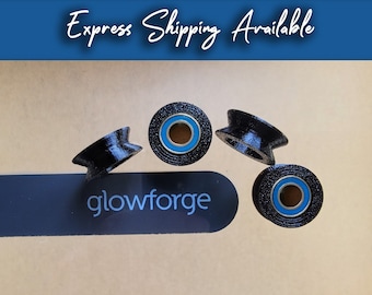 Glowforge Replacement V Wheels, Laser Head Carriage Wheel, Replacement Gantry Wheel, 12MM Bearing, 3D Printed Wheel, PETG, GF Spare Parts