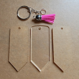 Acrylic Pencil Blank, Custom Teacher Keychain Gift, Cast Acrylic School, Personalize Keychain Blank, Make Your Own Keychain, Back to School