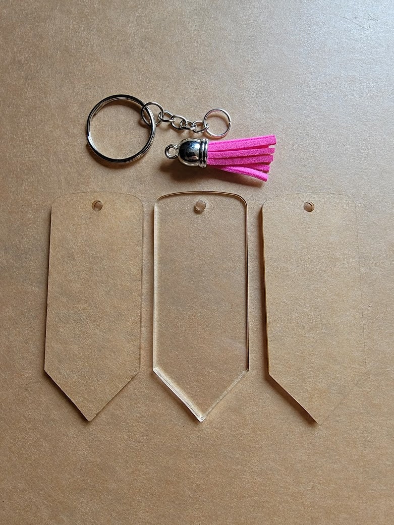 Fillable Pencil Keychain Blanks for Crafting | TGG 20 Pack