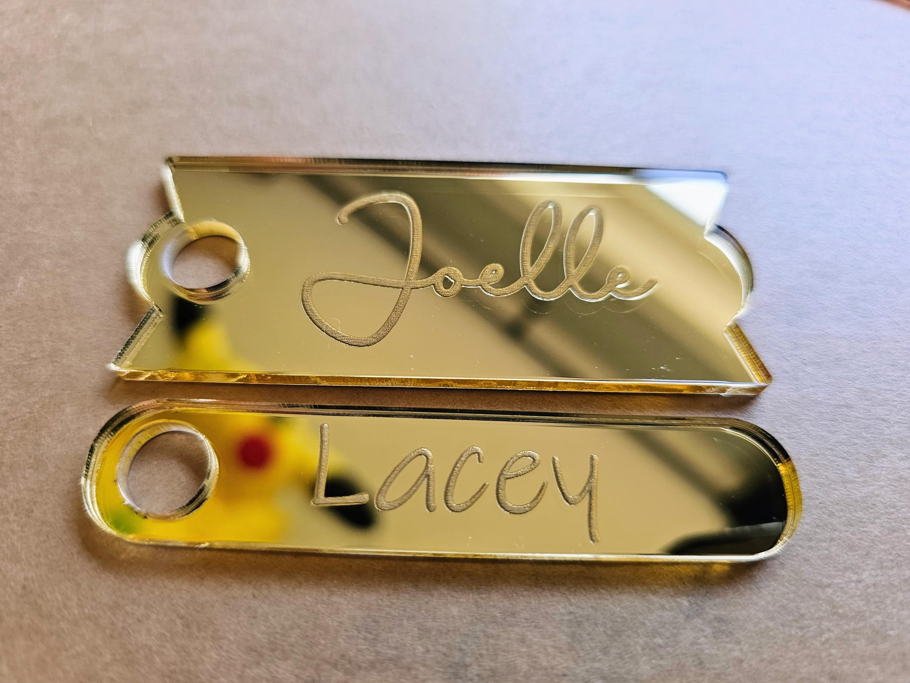 Personalize Stanley Name Plate, Custom Mirror Acrylic Tumbler Topper, Cup Name Tag, Personalised Quencher Accessories, 14/20/30/40oz Lid Top