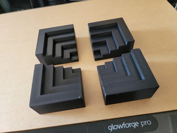 3D Printed Glowforge Material Riser Block 