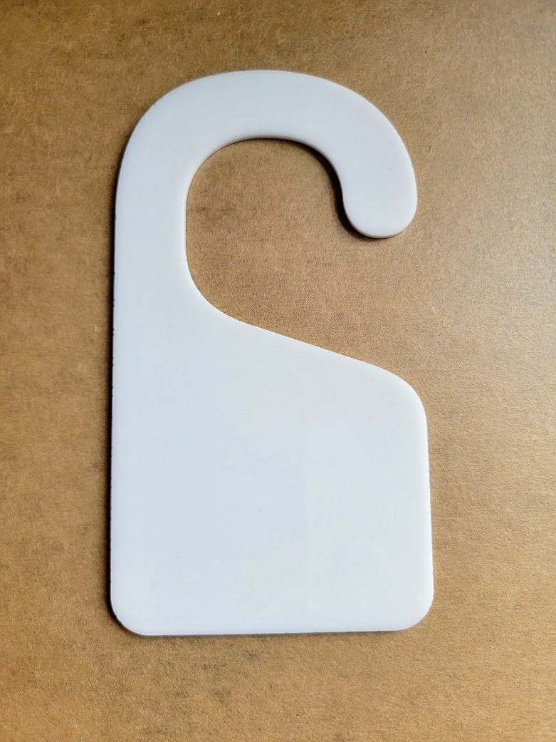 Wholesale Blank Acrylic Hangers Plain Acrylic Clothes Etsy