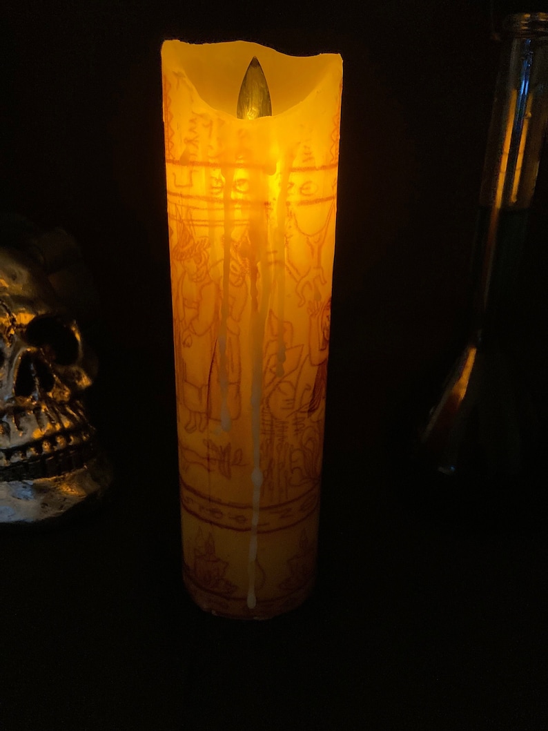 Hocus Pocus 2 Black Flame Candle BUY IN BULK Replica Creepy Etsy