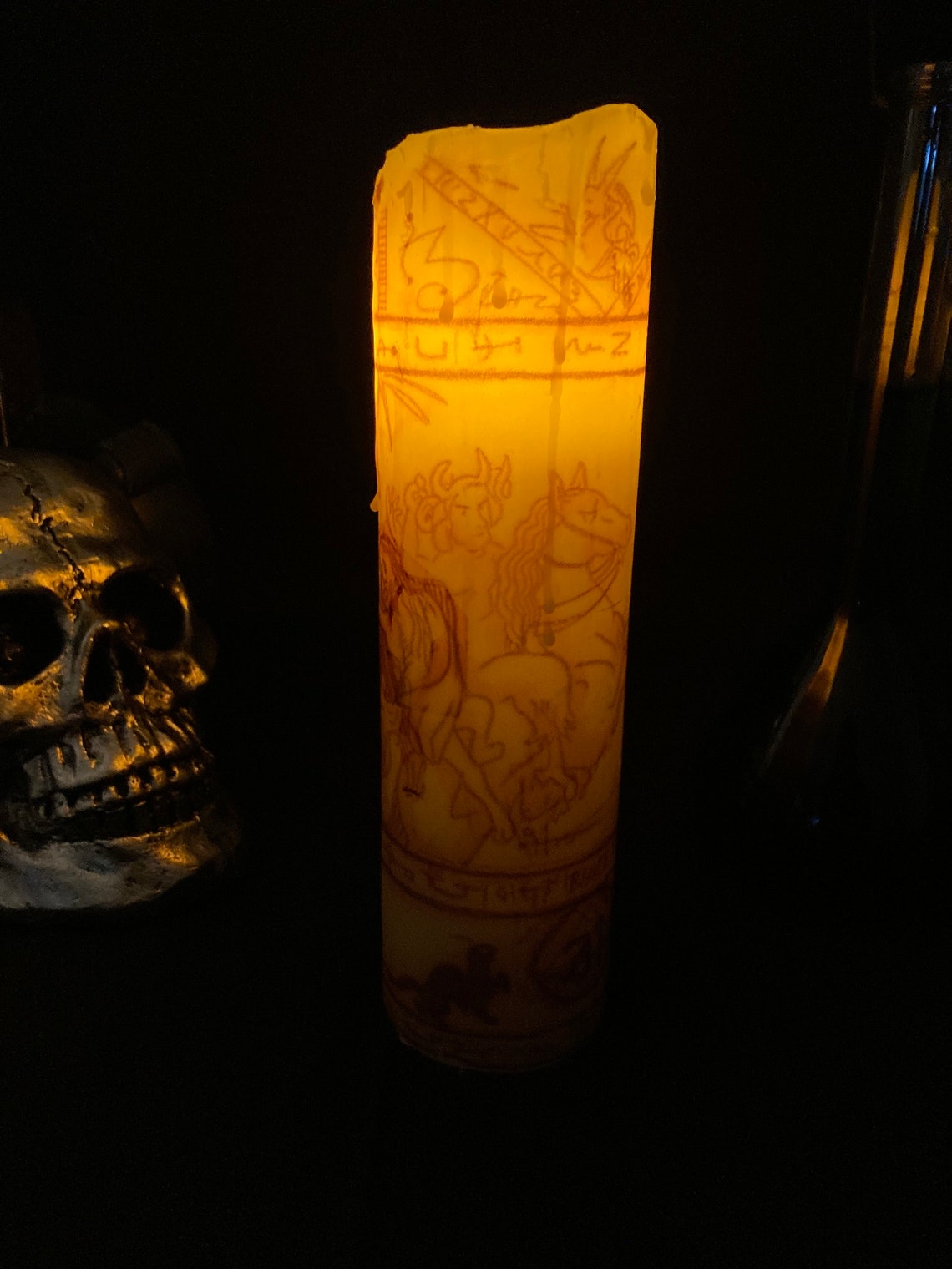 Hocus Pocus Black Flame Candle Replica Hocus Pocus Home Decor Etsy