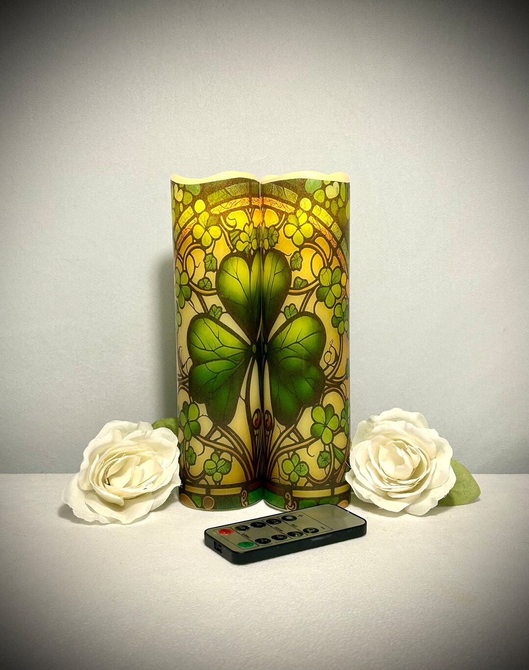 st patricks day candle