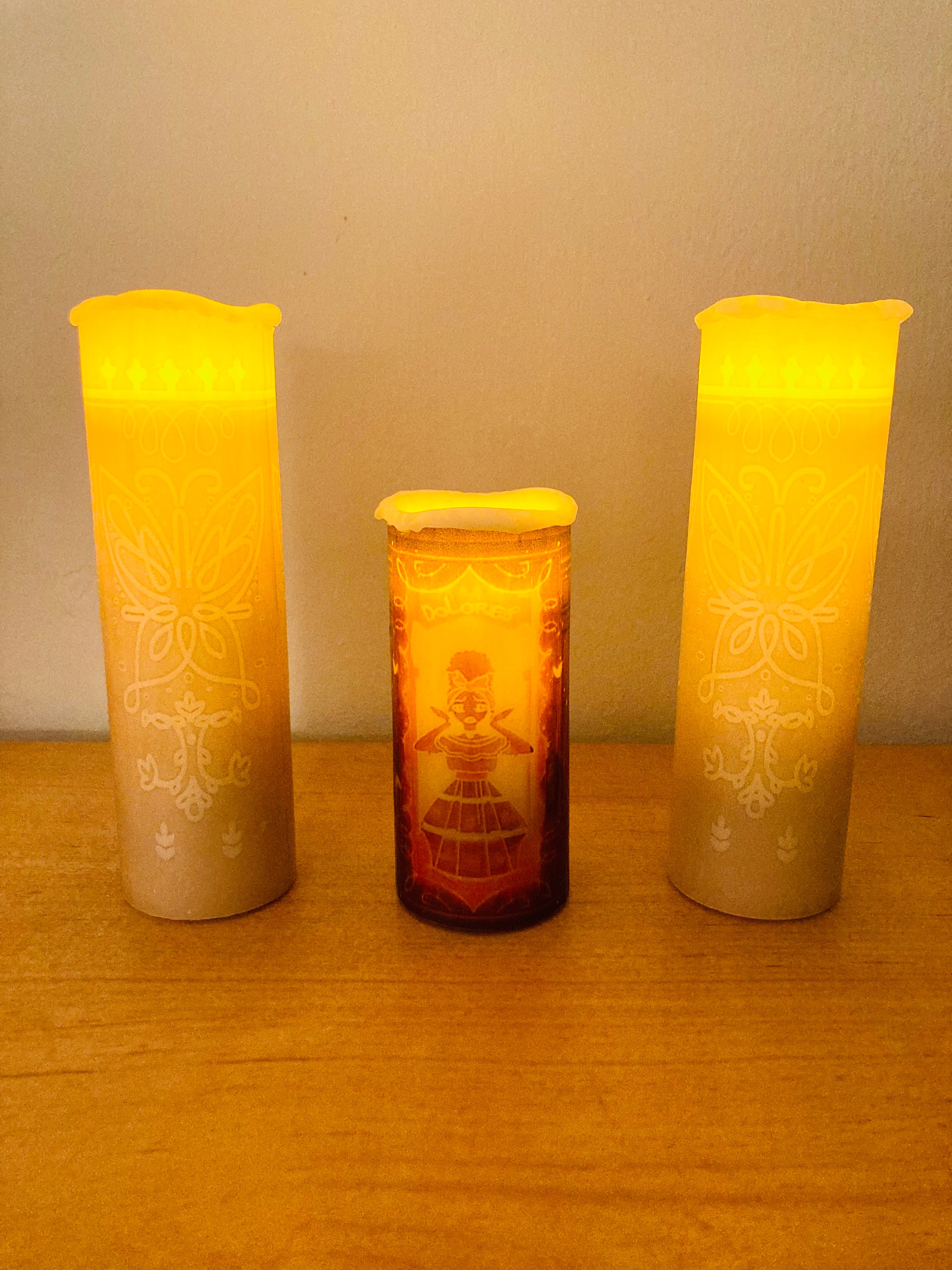 Dolores Encanto Magic Door Candle Miracle Candle Wax LED Etsy