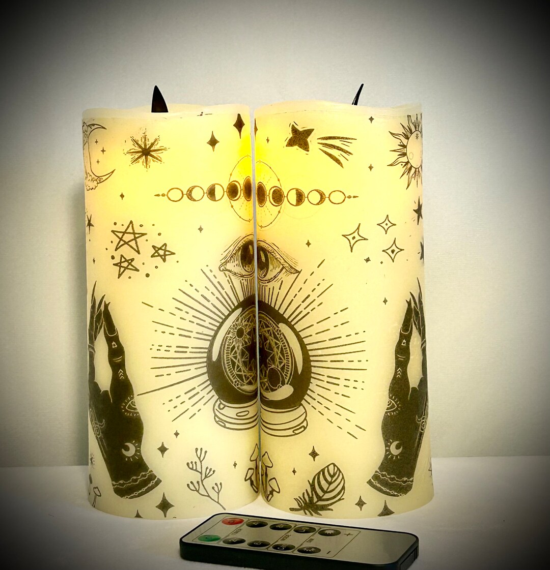 Fortune Telling, Candle, Witch Hand, Magic, Celestial, Home Deco, Real