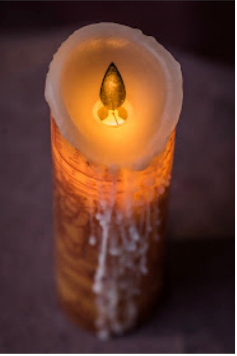 Hocus Pocus, Black Flame Candle, Replica, home decoration, Sanderson sister, flickering flame, wax, LED, movie, witch, Halloween image 4