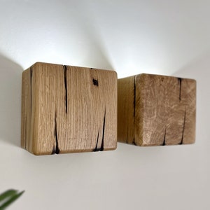 Plug in wall sconce, plug in wall light, sconce lighting, lighting, small wood wall sconce, wall lights, night light, lamp shade,mid century
