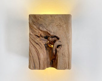 Wandleuchte, Plug-in-Wandleuchte, Wand-Nachttischlampe, LED-Licht, Wandleuchte, Holzleuchte, Holz-Pendelleuchte, Lampenschirm, Größe 8,26 x 6,69 x 3,93