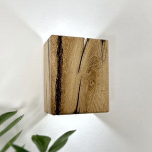Handmade wood plug in wall sconce or with switch fixture, custom size wall bedside lamp, sconce lighting, lampshades, wood oak wall lights