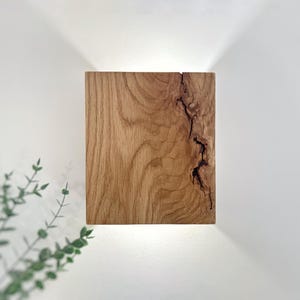 Handmade wood plug in wall sconce or with switch fixture, custom size wall bedside lamp, sconce lighting, lampshades, wood oak wall lights