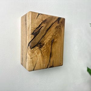 Plug in wall wood sconce, wall lamp, mid century small lamp, light fixture, best selling item, handmade furniture, farmhouse wall decor