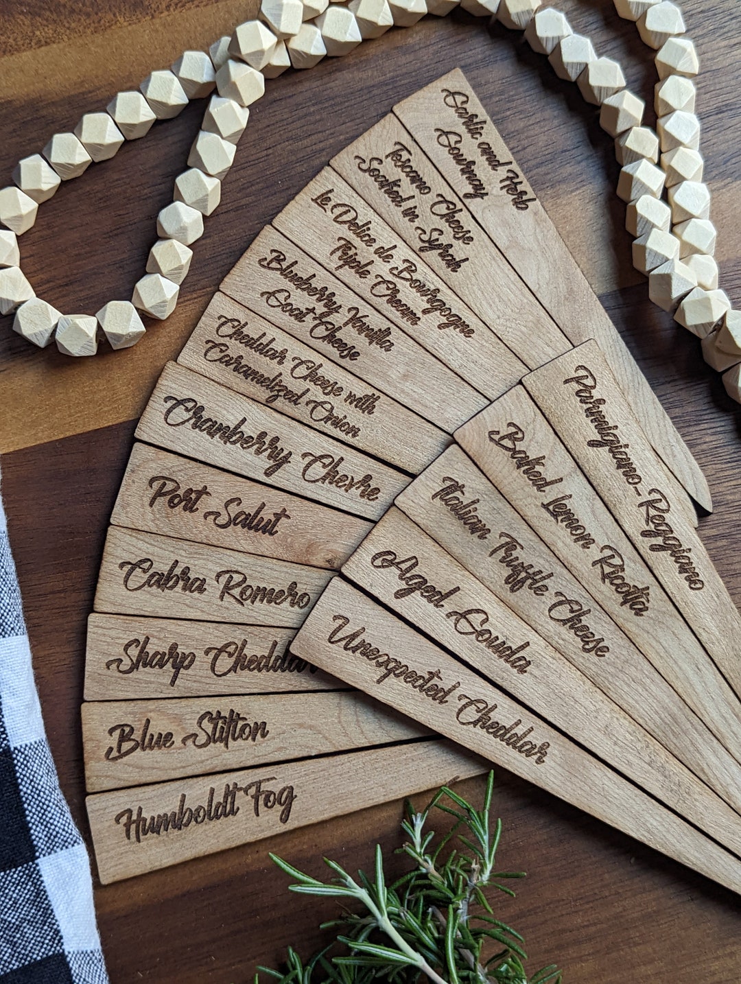 Cheese Marker Stakes C Specialty Flavors Cheese Marker Set Wood Cheese