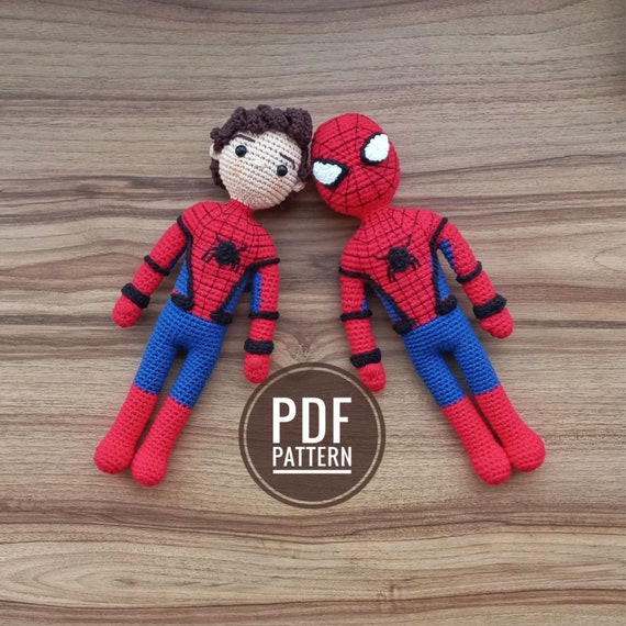 ENGLISH/ESPAÑOL Pdf Pattern Superhero Amigurumi Spiderman - Etsy
