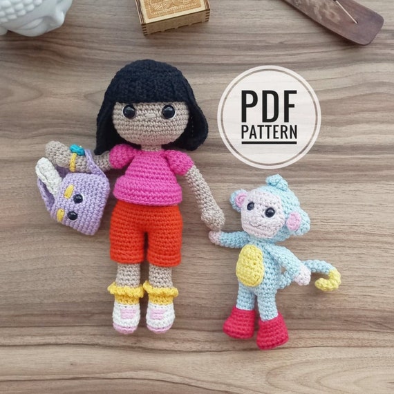 ANNIE Crochet Doll Pattern, Amigurumi Doll Pattern, PDF English Tutorial 