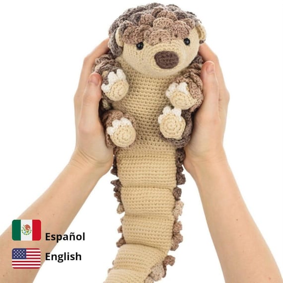 ENGLISH ESPANOL Pdf Pattern Pangolin Etsy UK